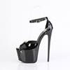Pleaser - JUBILANT15 Sandale à bride à la cheville, Pole dance chaussures - Noir Product image